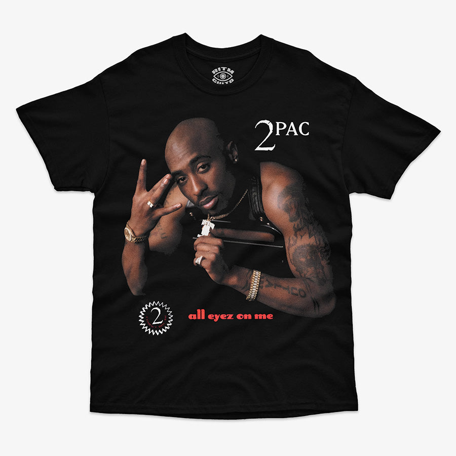 Polera Negra 2Pac All Eyez On Me Portada Album Editada Exclusiva Ritmoculto