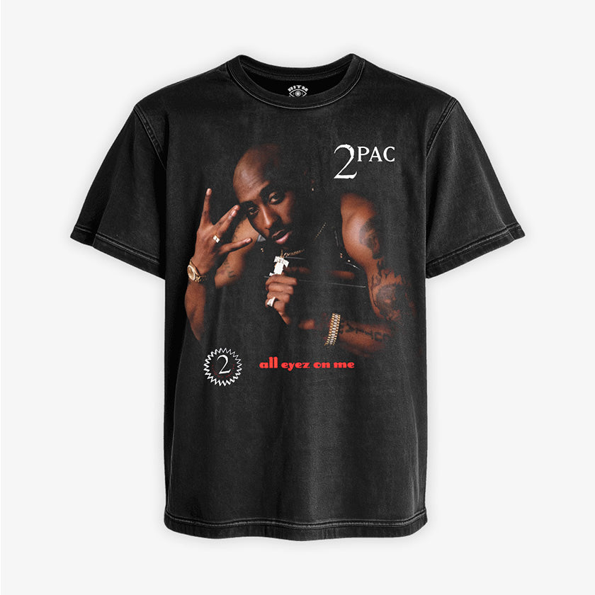 Polera Negra Acid 2Pac All Eyez On Me Portada Album Editada Exclusiva Ritmoculto