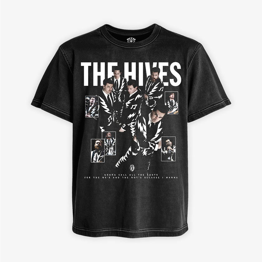 Polera Negra Acid The Hives Exclusiva Ritmoculto Diseño Rock