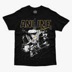 Polera Negra Clasica Angine de Poitrine Rock Experimental Quebec Exclusiva Ritmoculto