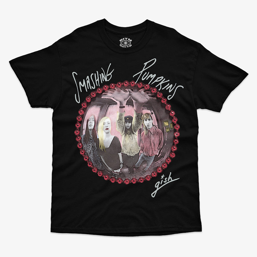 Polera Negra Clasica Smashing Pumpkins Gish Rock Alternativo Exclusiva Ritmoculto