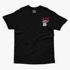 Polera Negra Clint Eastwood de Gorillaz, con un gorila zombie en el bolsillo