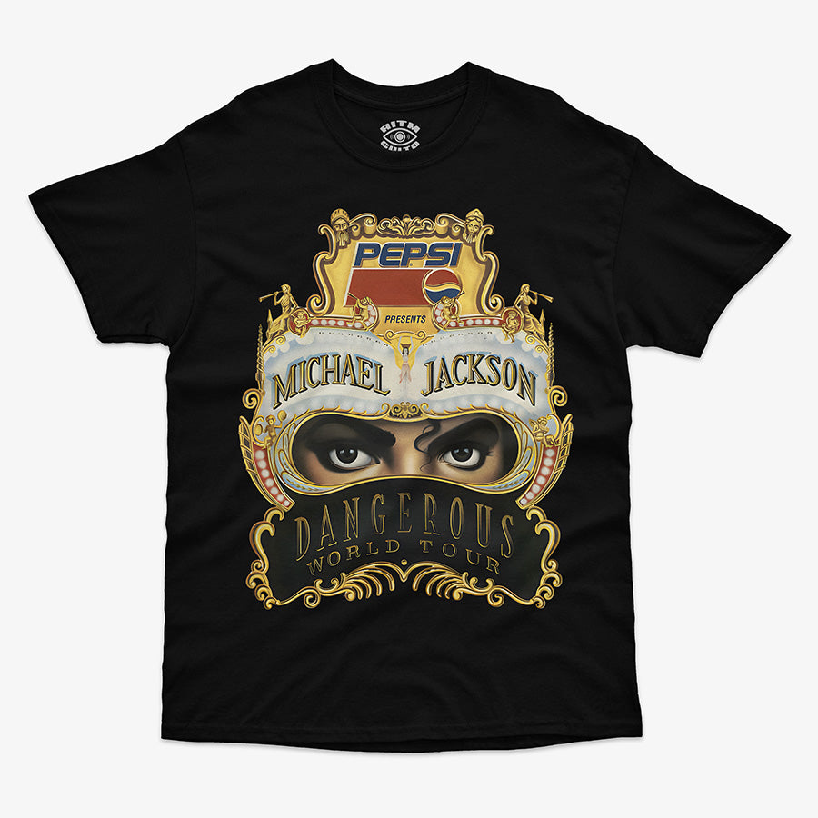 Polera Michael Jackson Dangerous World Tour | Los Ojos que Pararon el Mundo