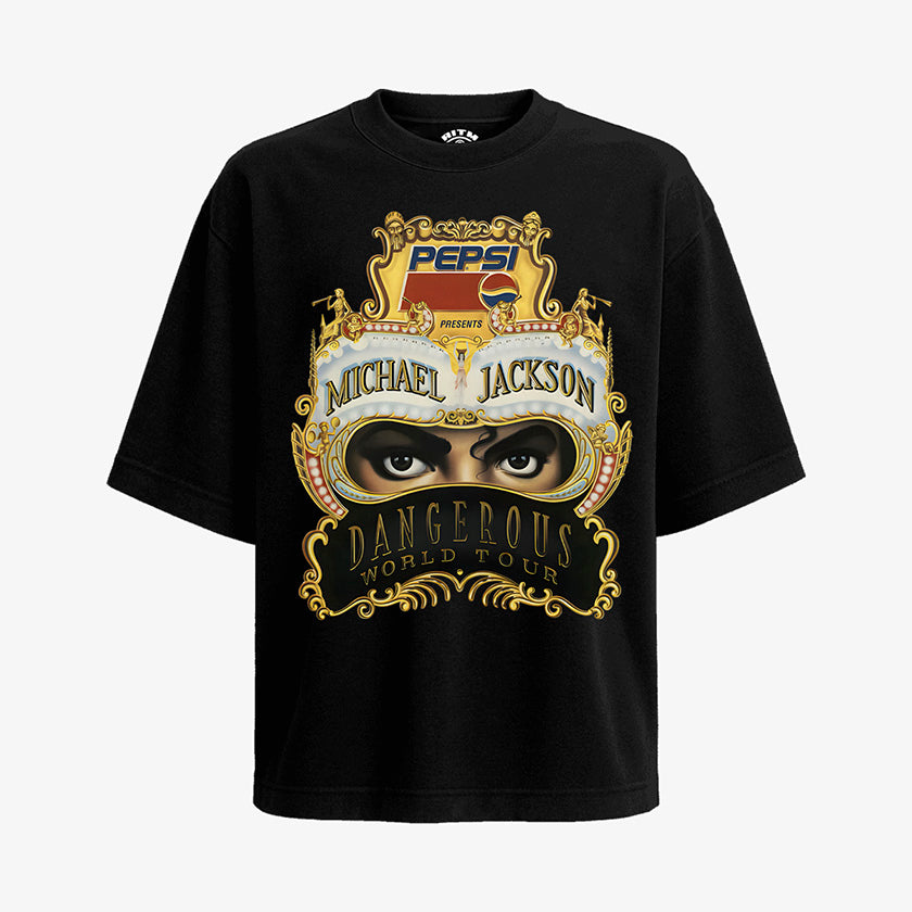Polera Michael Jackson Dangerous World Tour | Los Ojos que Pararon el Mundo