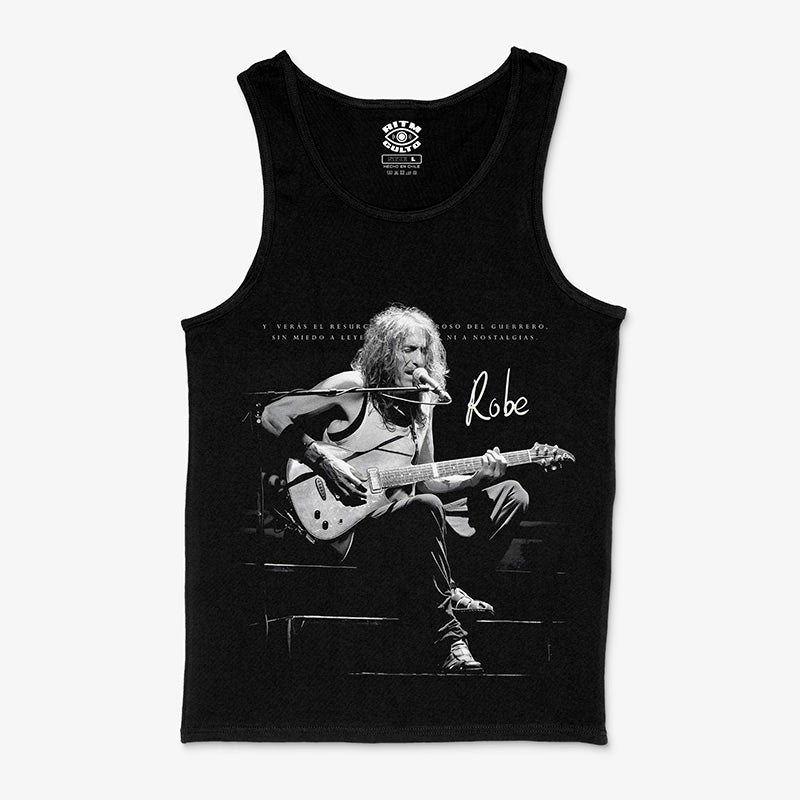 Polera Negra Tank Robe Iniesta Extremoduro Exclusiva Ritmoculto