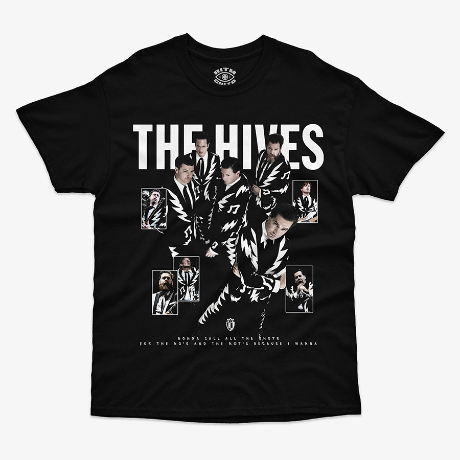 Polera Negra The Hives Exclusiva Ritmoculto Diseno Rock