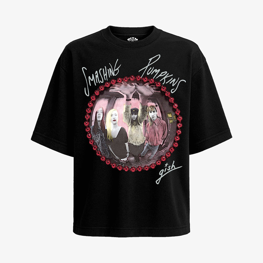 Polera Negra Oversized Smashing Pumpkins Gish Rock Alternativo Exclusiva Ritmoculto