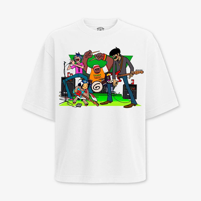 Polera Oversize Gorillaz Live | 19-2000 Era