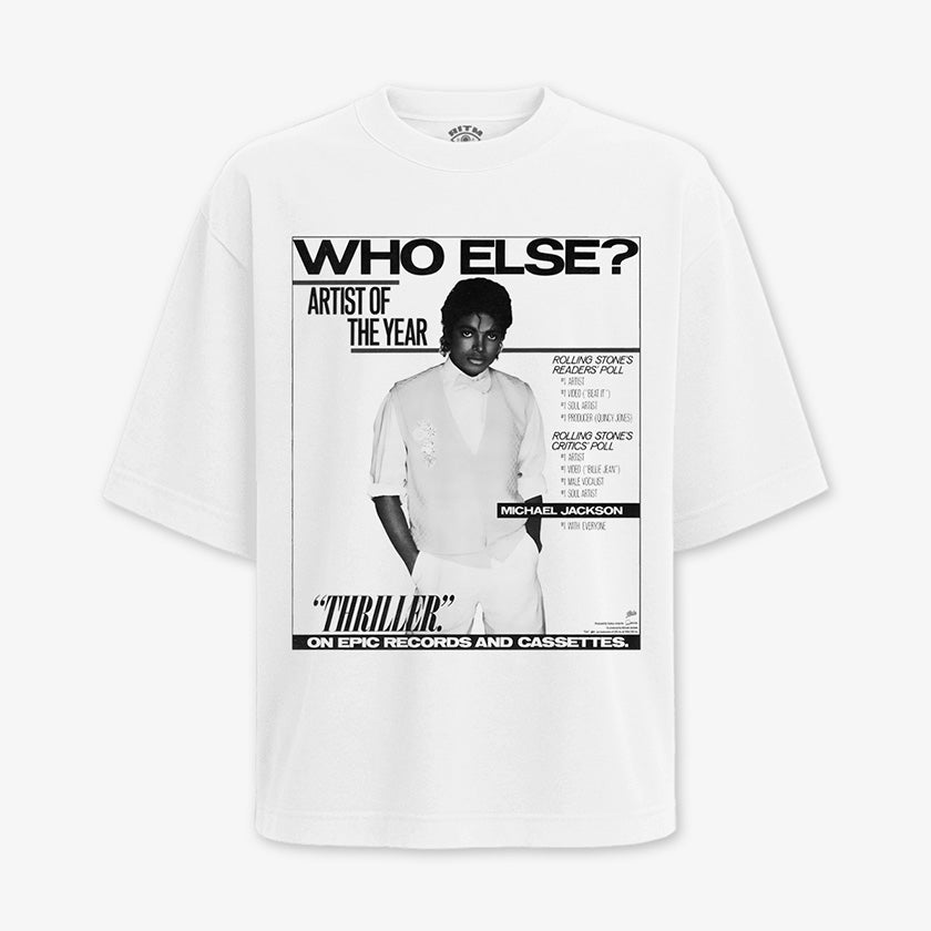 Polera Oversize Michael Jackson Artist Of The Year | Thriller