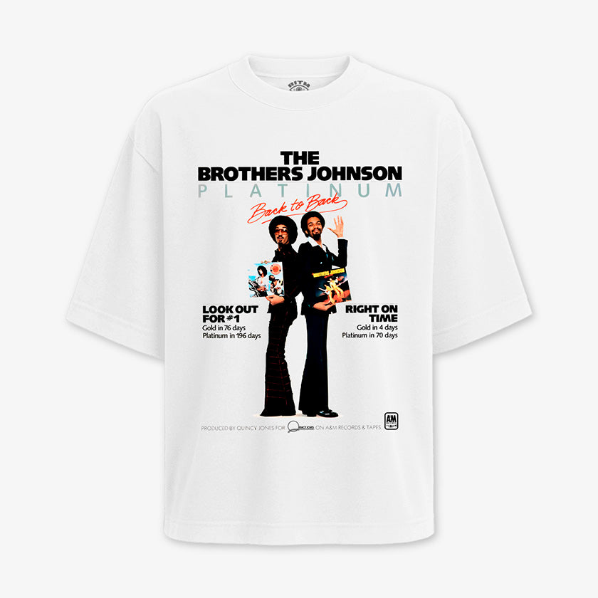 Polera Oversize The Brothers Johnson Platinum Back to Back