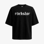 Polera Oversized Negra Rockstar de Gustavo Cerati Viña del Mar 2007