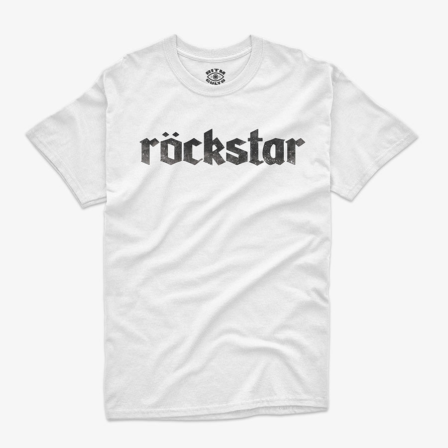 Polera Blanca Rockstar de Gustavo Cerati Viña del Mar 2007