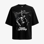Polera negra oversized Travis Scott Goosebumps portada single 2016 trap Kendrick Lamar diseño exclusivo Ritmoculto