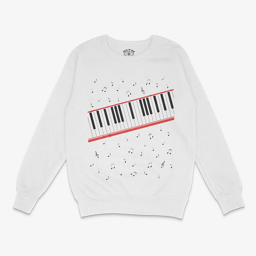 Poleron Blanco Beat It Inspirado en la polera que ocupa Michael Jackson en el videoclip diseño exclusivo Ritmoculto Chile