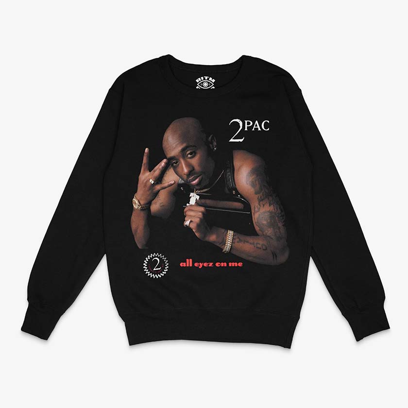Polerón Negro 2Pac All Eyez On Me West Coast Rap Exclusivo Ritmoculto
