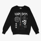 Poleron Negro BC Rich Warlock Exclusivo Ritmoculto con Calavera y pentagrama