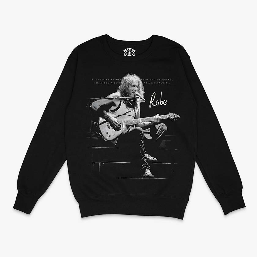 Polerón Negro Robe Iniesta Extremoduro Exclusivo Ritmoculto