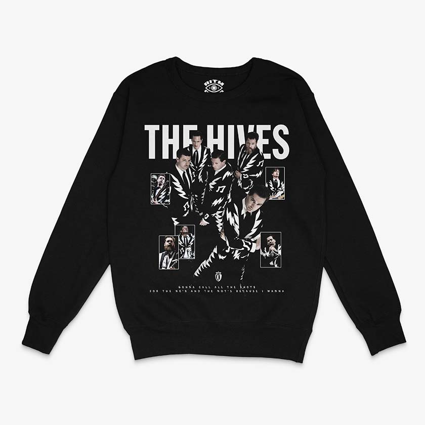 Polerón Negro The Hives Garage Rock Sueco Exclusivo Ritmoculto