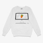 Poleron Polo Blanco con Diseno de Un Mac con FL Studio perfecto para Productores musicales Exclusivo de Ritmoculto