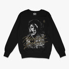 Polerón negro Michael Jackson edición especial estreno película Biopic Michael 2026 con firma dorada