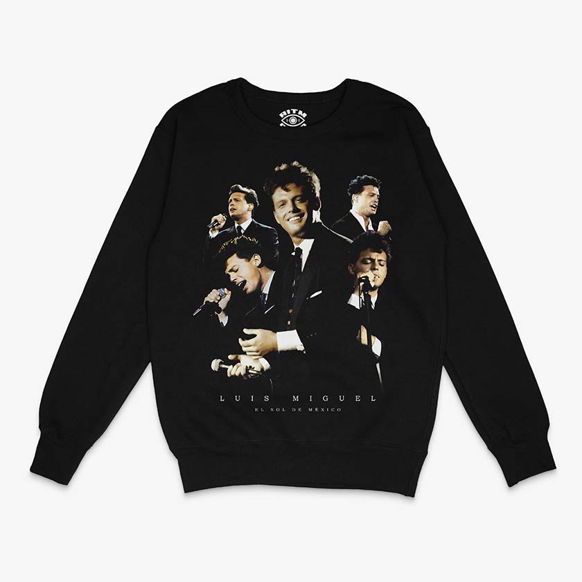 Poleron Polo Negro Luis Miguel Full Color Exclusivo Ritmoculto