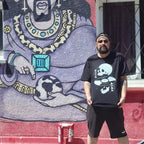 Polera Vinyl Forever | Calavera & Vinilo Japonés