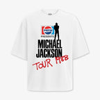 Polera Oversize Michael Jackson Bad Tour 1988 | Diseño Clásico de la Gira