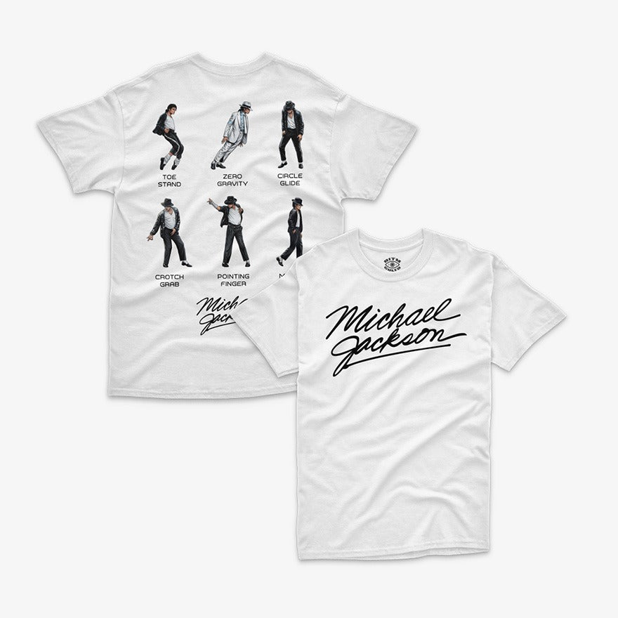 Polera Michael Jackson Dance Moves | Moonwalk, Zero Gravity y más
