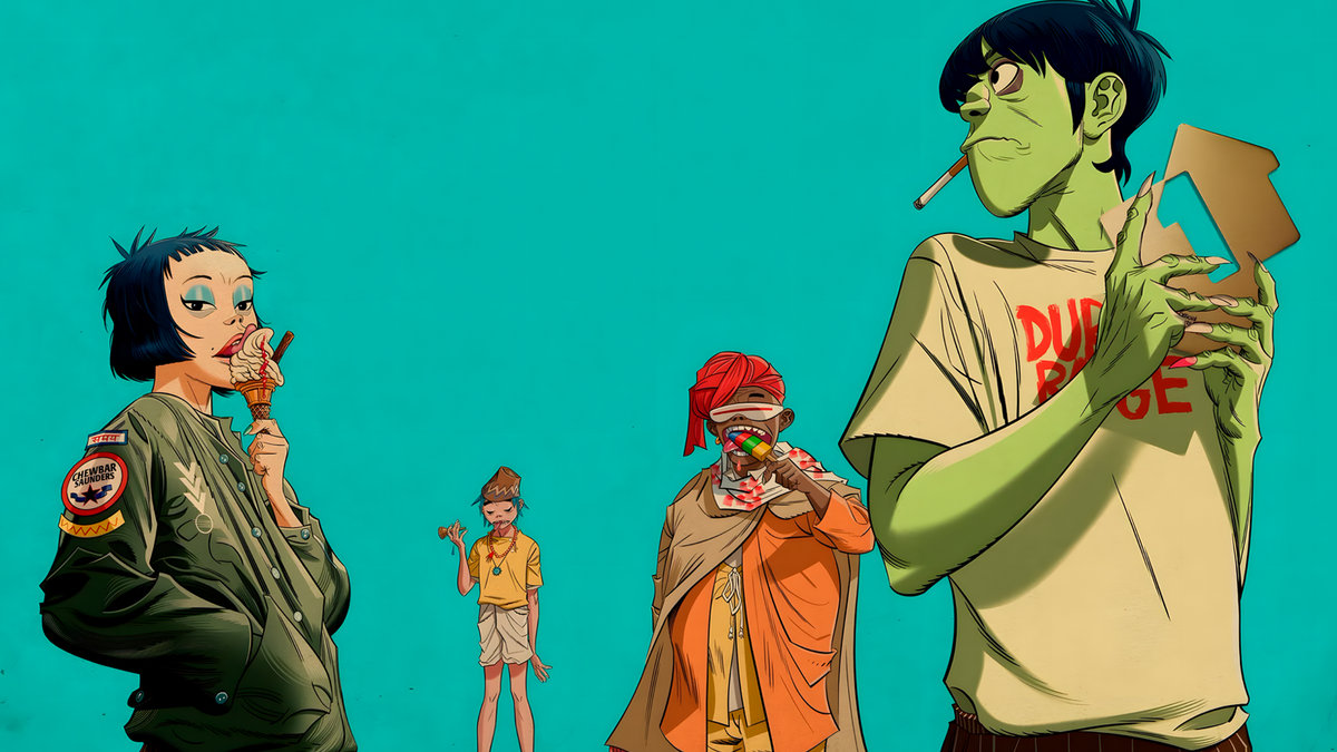 Poleras de Gorillaz en Chile: elige tu era antes del show