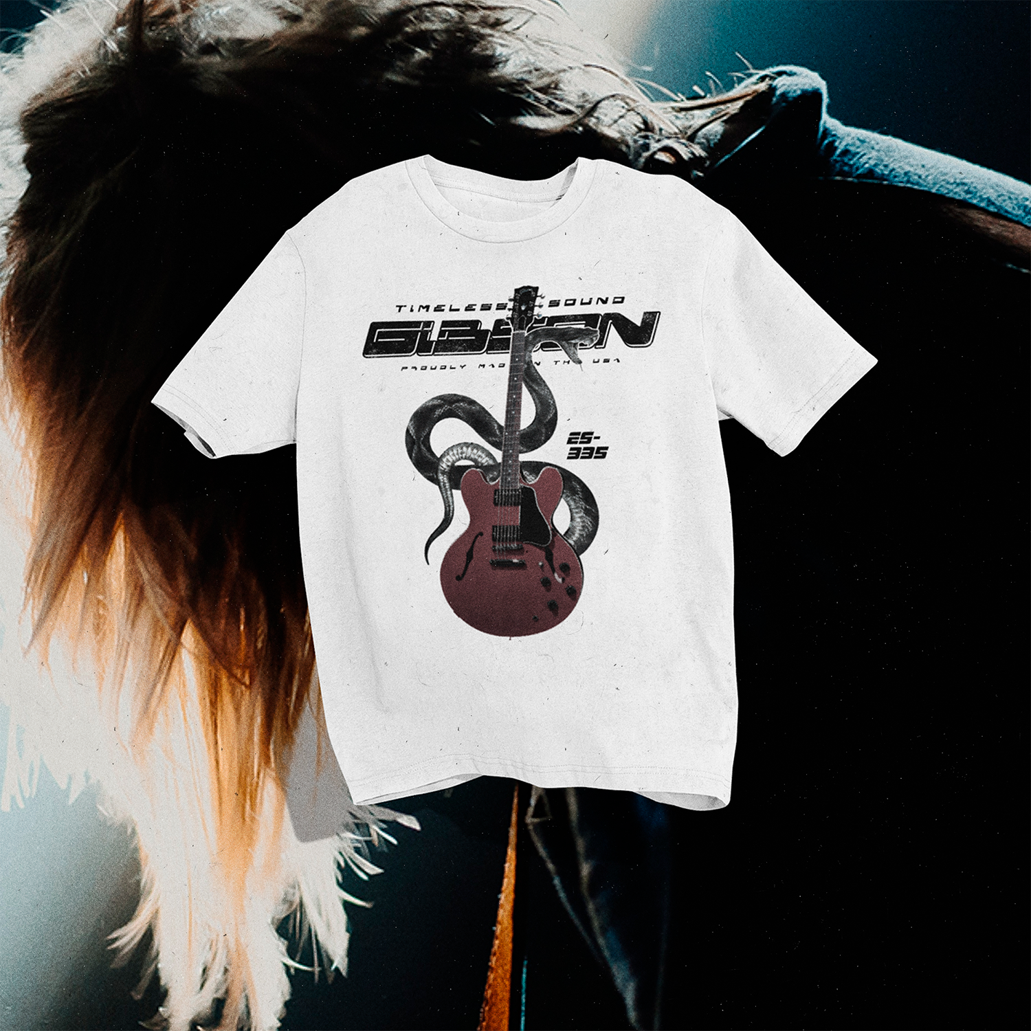 Polera Gibson ES-335 | Guitarra Ícono