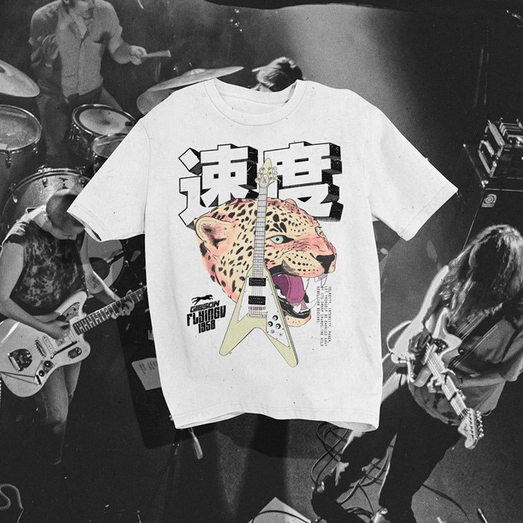 Polera Gibson Flying-V | El Ícono del Rock y Metal