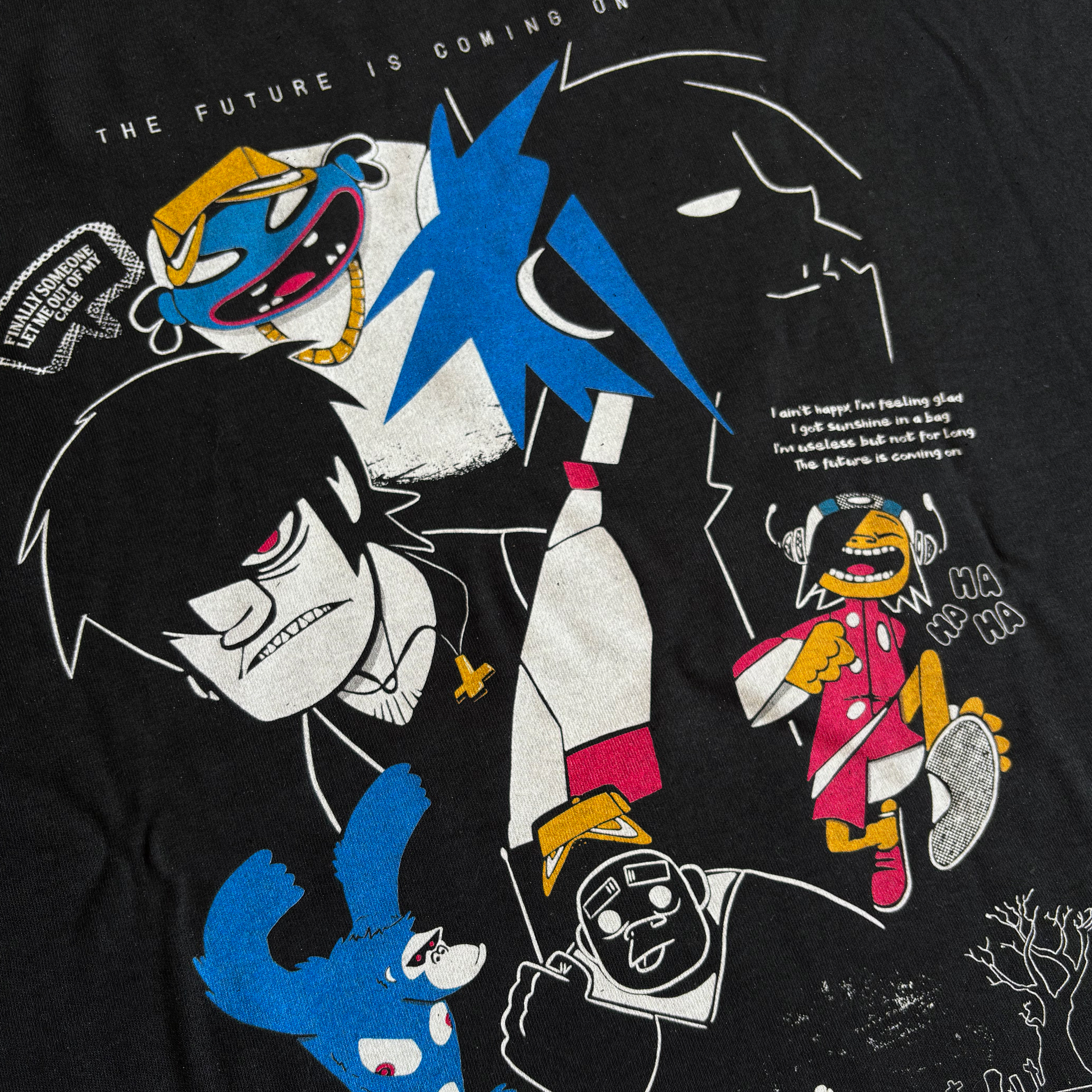 Polera Gorillaz Clint Eastwood Frente y Espalda | Clásico de MTV