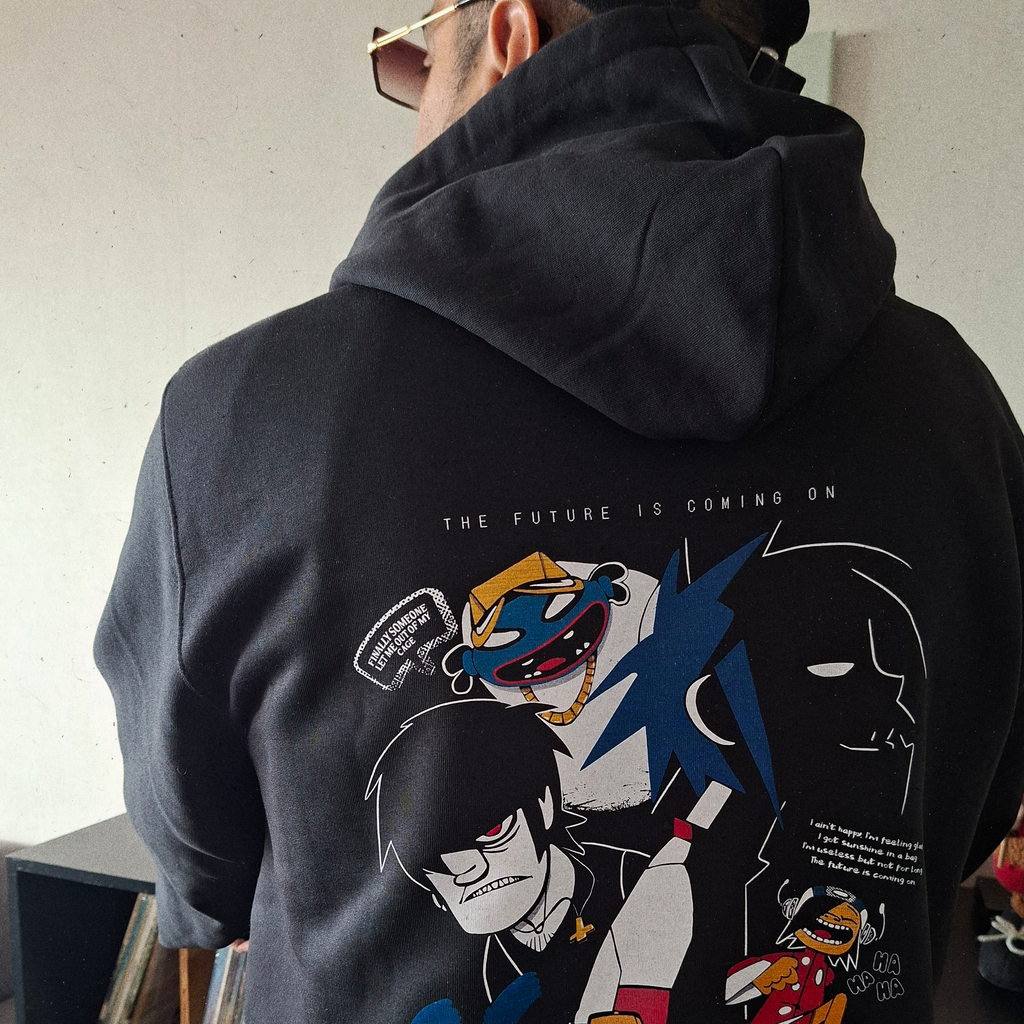 Polerón Gorillaz Clint Eastwood Frente y Espalda | Clásico de MTV