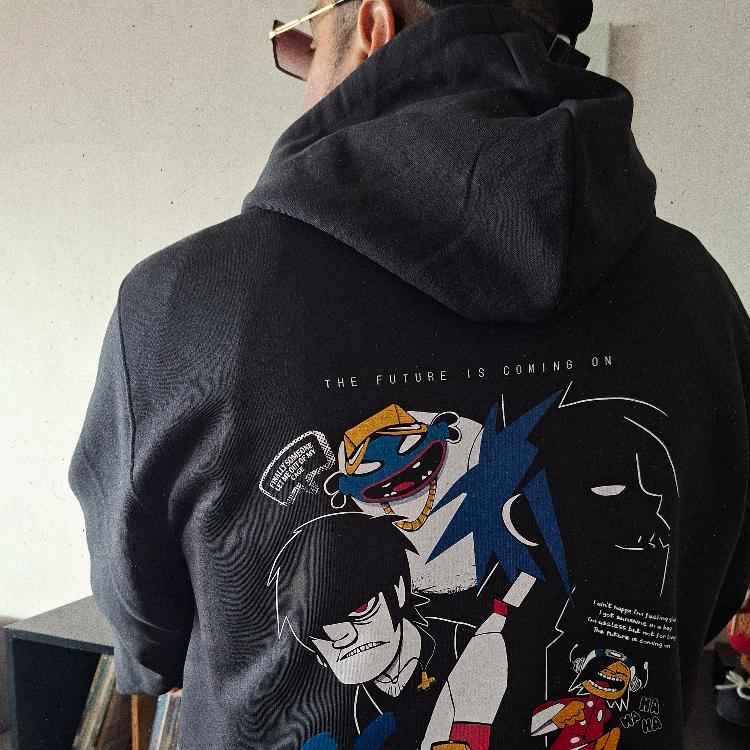 Polerón Gorillaz Clint Eastwood Frente y Espalda | Clásico de MTV