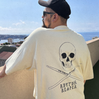 Polera Rhythm Reaper | Cráneo y Baquetas | Baterista