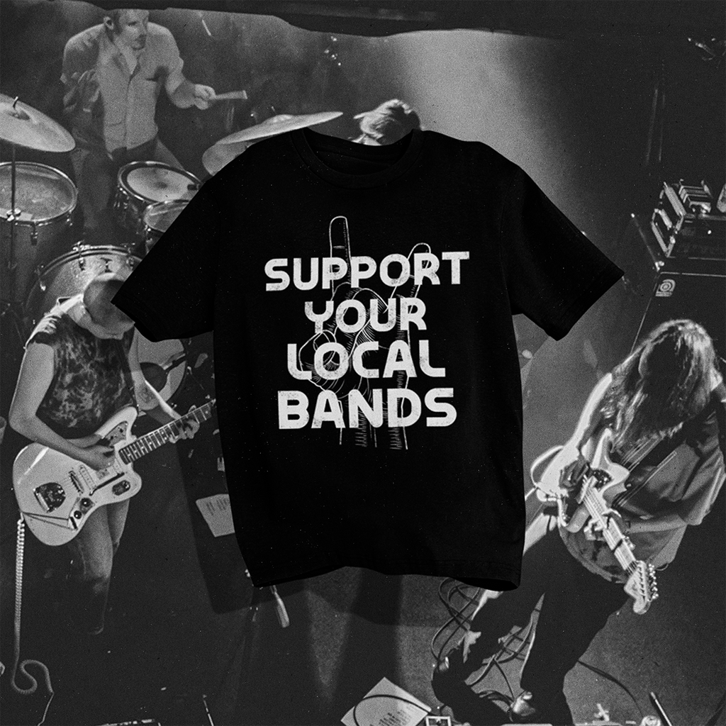 Polera Apoya Tus Bandas Locales | ¡Perfecta para Tocatas!