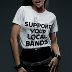 Polera Apoya Tus Bandas Locales | ¡Perfecta para Tocatas!