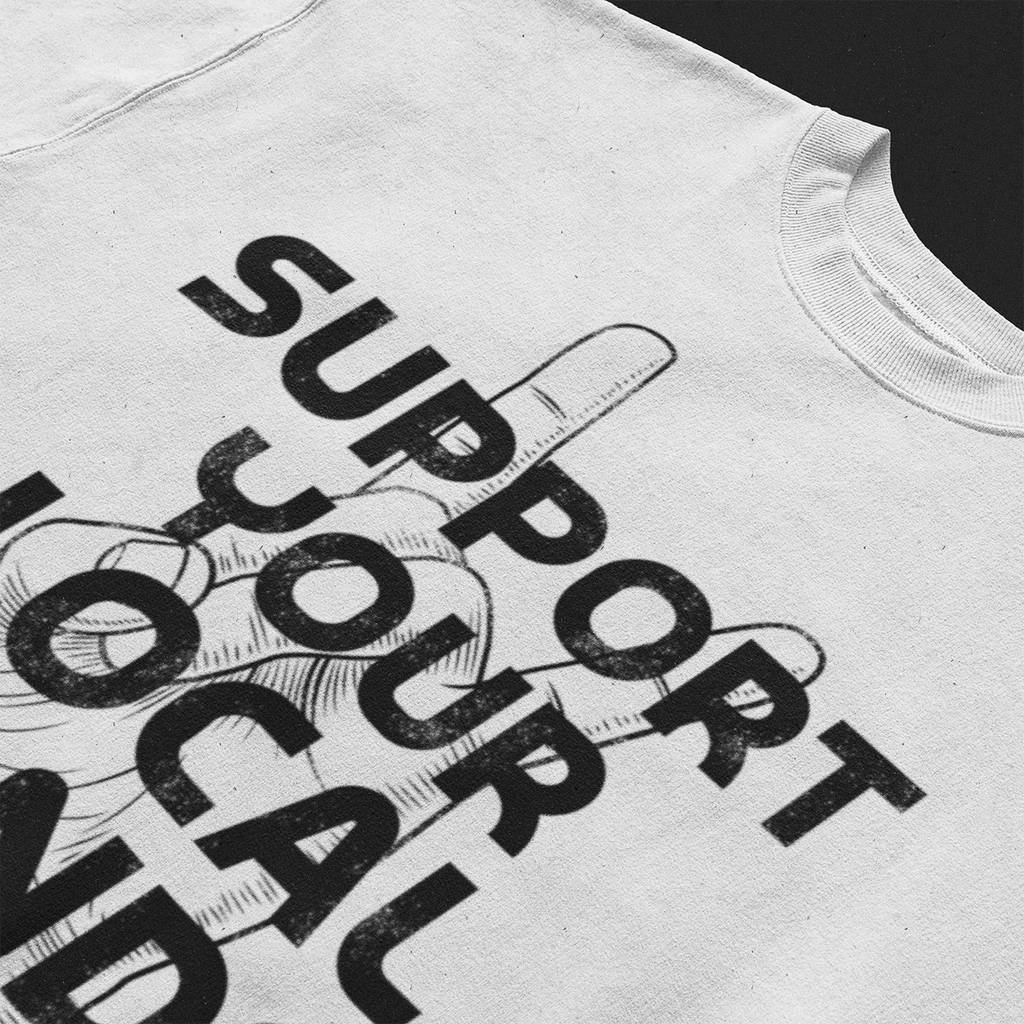 Polera Apoya Tus Bandas Locales | ¡Perfecta para Tocatas!