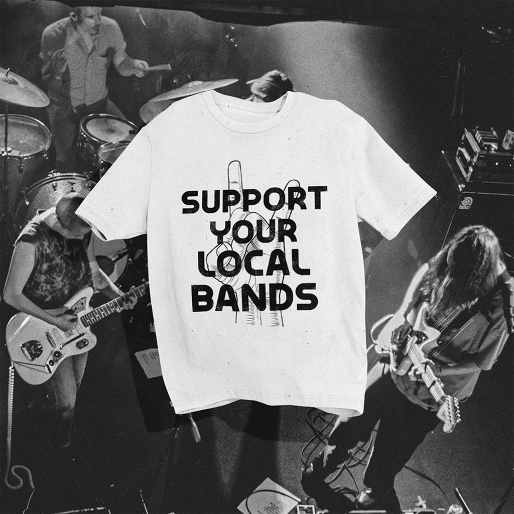 Polera Apoya Tus Bandas Locales | ¡Perfecta para Tocatas!
